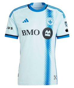 Alternative view of Caden Clark CF Montreal adidas 2024 Montr¨¦al Original Authentic Player Jersey - Light Blue