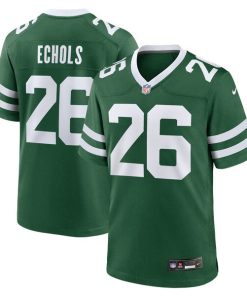 Alternative view of Brandin Echols New York Jets Nike Team Game Jersey - Legacy Green
