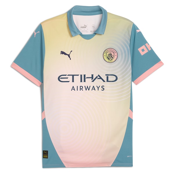 Erling Haaland Manchester City Puma 2024/25 Fourth Replica Player Jersey - Blue/Navy - Image 3