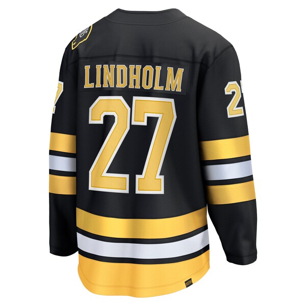 Hampus Lindholm Boston Bruins Home Breakaway Player Jersey - Black - Image 3