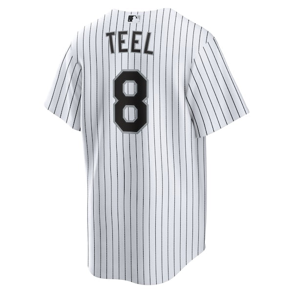 Kyle Teel Chicago White Sox Nike Youth Home Replica Jersey - White - Image 3