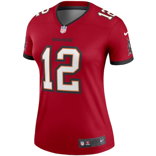 Tom Brady Tampa Bay Buccaneers Nike Women's Legend Jersey - Red/Pewter - Image 3