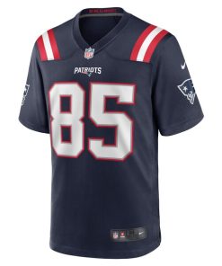 Alternative view of Hunter Henry New England Patriots Nike Team  Game Jersey -  Navy