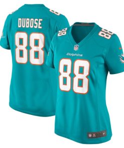 Alternative view of Grant DuBose Miami Dolphins Nike Women's  Game Jersey -  Aqua