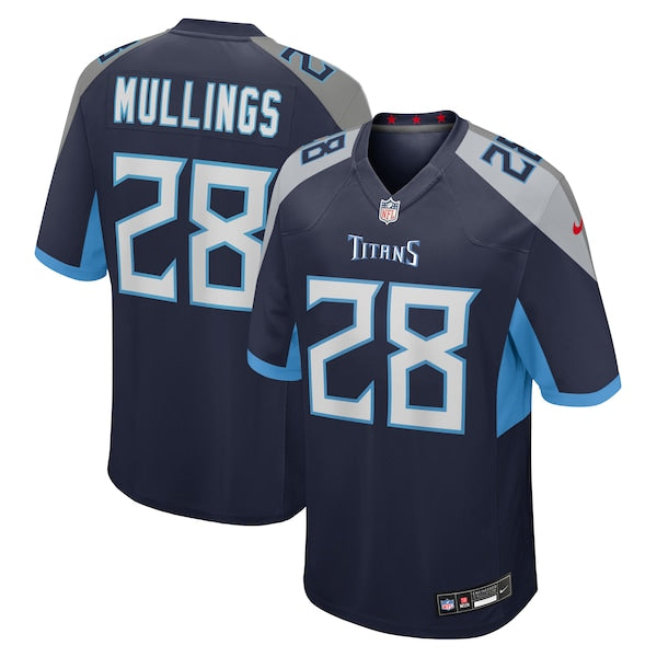 Kalel Mullings Tennessee Titans Nike Team Game Jersey - Navy