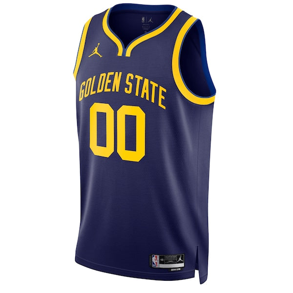 Golden State Warriors Jordan Brand Unisex 2022/23 Swingman Custom Jersey - Statement Edition - Blue - Image 2