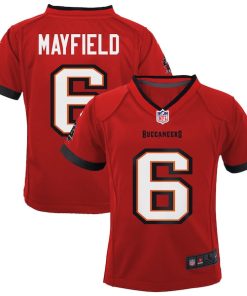 Alternative view of Baker Mayfield Tampa Bay Buccaneers Nike Preschool Team Player Game Jersey - Red/White/Orange