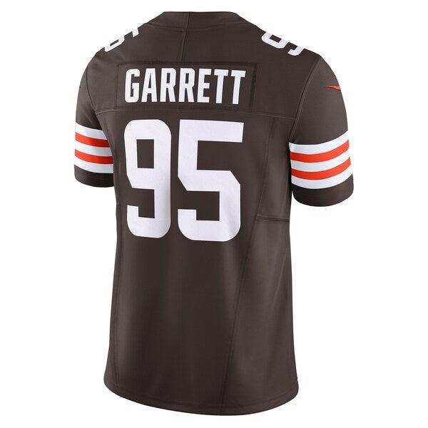 Myles Garrett Cleveland Browns Nike Team Vapor F.U.S.E. Limited Jersey - Brown/White - Image 4