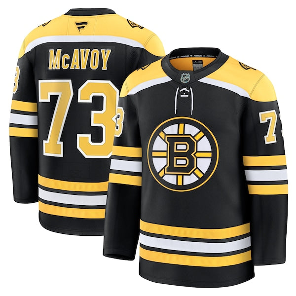 Charlie McAvoy Boston Bruins Home Premium Jersey - Black