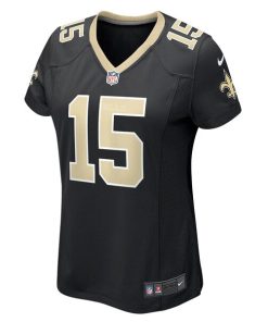 Alternative view of Brett Hundley New Orleans Saints Nike Women's Game Player Jersey - Black