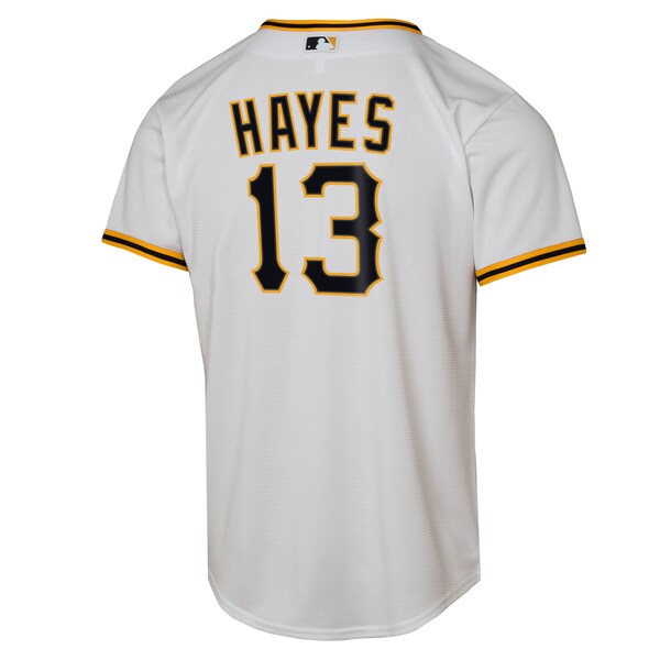 Ke'Bryan Hayes Pittsburgh Pirates Nike Youth Home Replica Player Jersey - White - Image 3