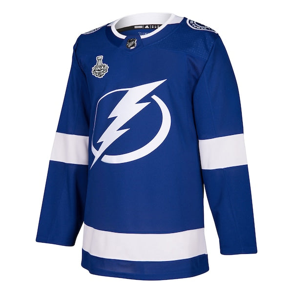 Tampa Bay Lightning adidas 2021 Stanley Cup Final Bound Authentic Patch Jersey - Blue - Image 2