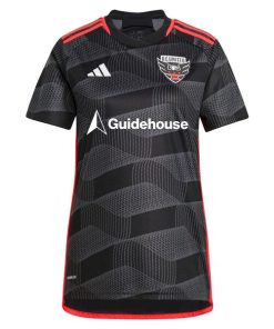 Alternative view of Aaron Herrera D.C. United adidas Women's 2024 The Icon Kit Replica Player Jersey - Black