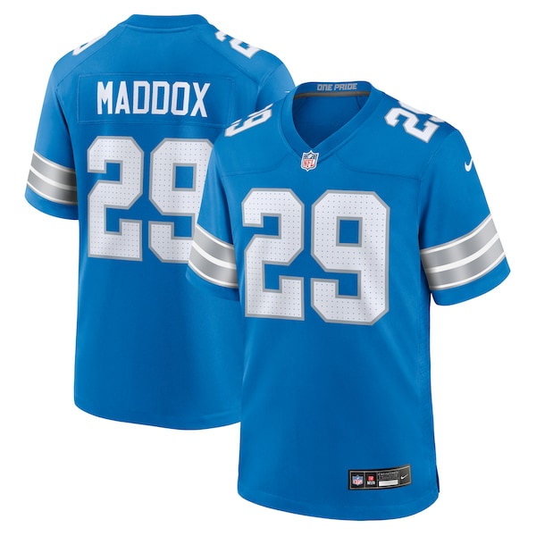 Avonte Maddox Detroit Lions Nike Team Game Jersey - Blue