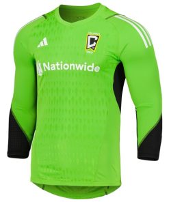 Alternative view of Columbus Crew adidas 2024 Goalkeeper Long Sleeve Replica Jersey - Green