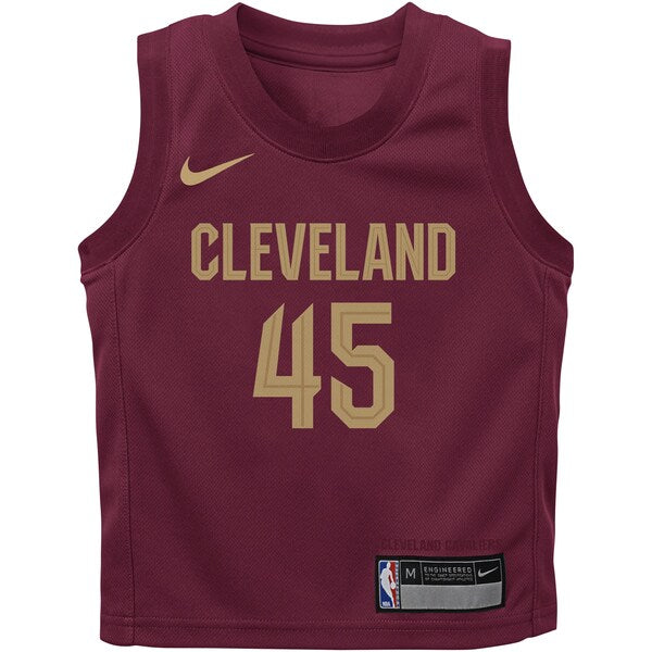 Donovan Mitchell Cleveland Cavaliers Nike Toddler Swingman Player Jersey - Icon Edition - Wine - Image 2