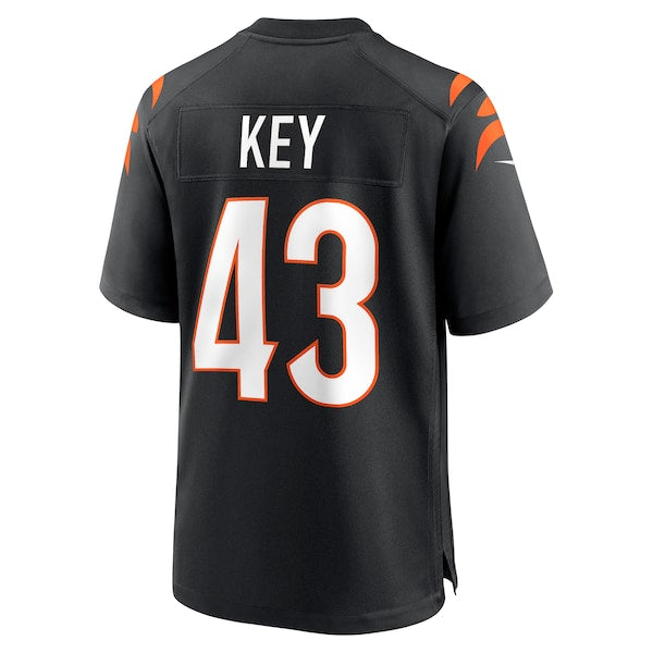Jaylen Key Cincinnati Bengals Nike Team Game Jersey - Black - Image 3