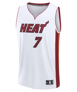 Alternative view of Kel'el Ware Miami Heat  Fast Break Replica Player Jersey - Association Edition - White
