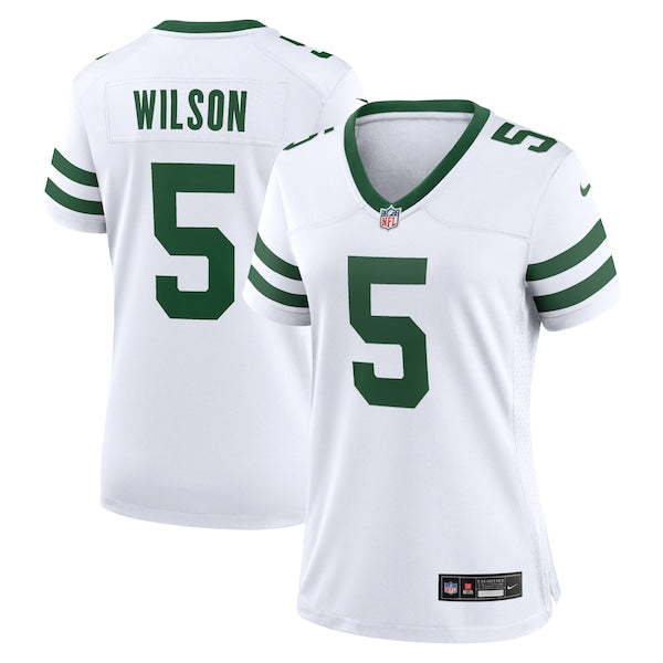 Garrett Wilson New York Jets Nike Women's Game Jersey - Legacy White - Image 8