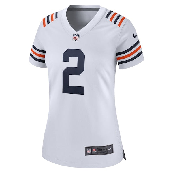 D.J. Moore Chicago Bears Nike Women's Alternate Game Jersey - White - Image 2