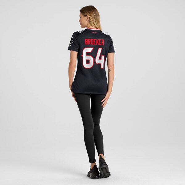 Nick Broeker Houston Texans Nike Women's Team Game Jersey - Navy - Image 6