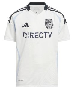 Alternative view of San Diego FC adidas Youth 2025 Woven Into One Replica Jersey - White
