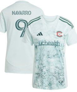 Rafael Navarro Colorado Rapids adidas Women's 2025 Headwaters Replica Player Jersey - Green