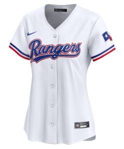 Alternative view of Texas Rangers Nike Women's #1 Mom Home Limited Jersey - White