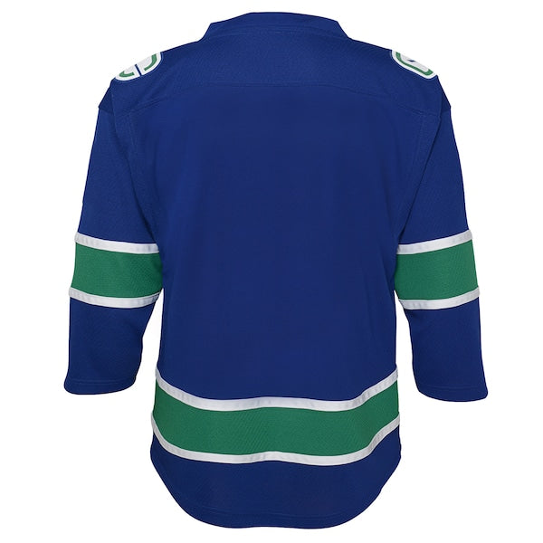 Vancouver Canucks Youth Replica Jersey - Blue - Image 3