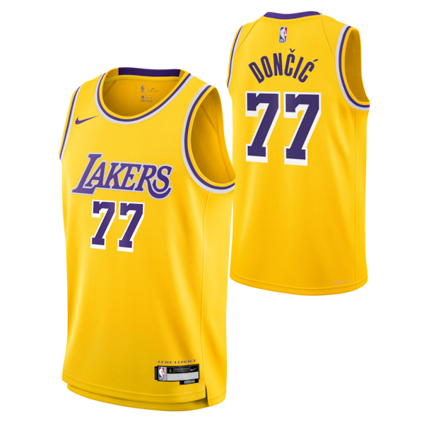 Luka Don?i? Los Angeles Lakers Nike Youth Swingman Jersey - Icon Edition - Gold