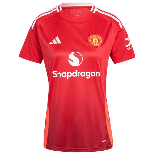Bruno Fernandes Manchester United adidas Women's 2024/25 Home Replica Player Jersey - Red - Image 2