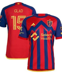 Justen Glad Real Salt Lake adidas 2024 Peak Utah Authentic Player Jersey?¨C Red