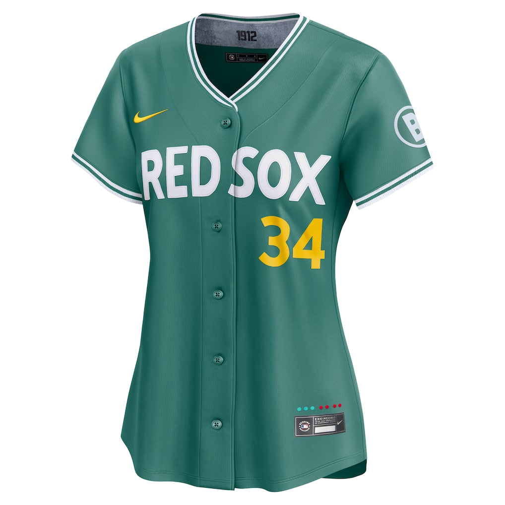 David Ortiz Boston Red Sox Nike Women's 2025 City Connect Limited Retired Player Jersey - Green - Image 2