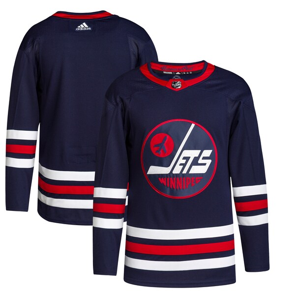 Winnipeg Jets adidas Men's 2021/22 Alternate Primegreen Authentic Jersey - Navy