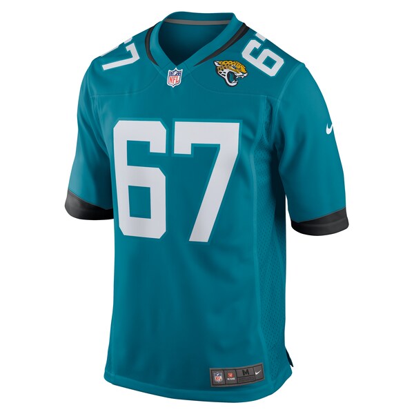 Chandler Brewer Jacksonville Jaguars Nike Game Jersey - Teal - Image 2