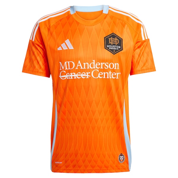 Houston Dynamo FC adidas 2025 Season 20 Replica Custom Jersey - Orange - Image 2