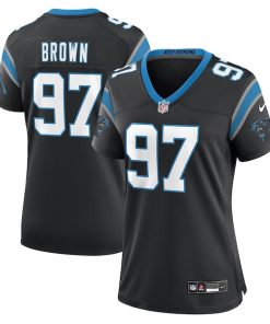 Bobby Brown Carolina Panthers Nike Women's Team Game Jersey - Black