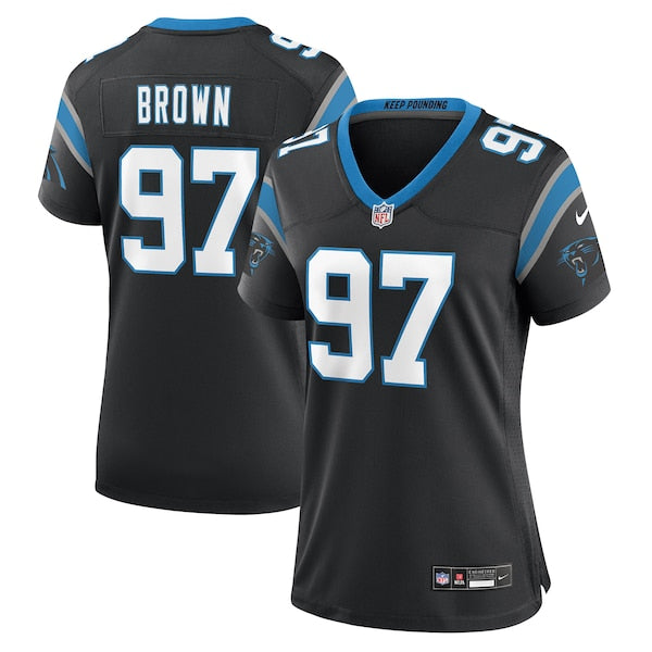 Bobby Brown Carolina Panthers Nike Women's Team Game Jersey - Black