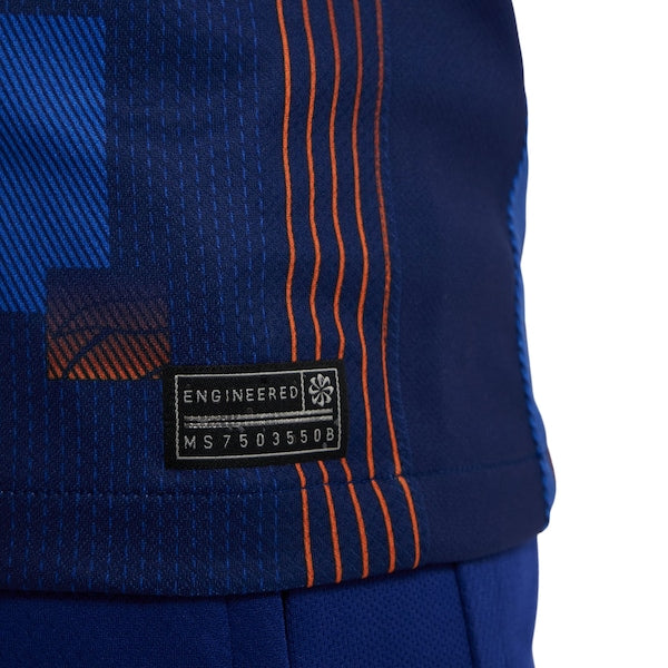 Netherlands National Team Nike Youth 2024 Away Replica Jersey - Blue - Image 5