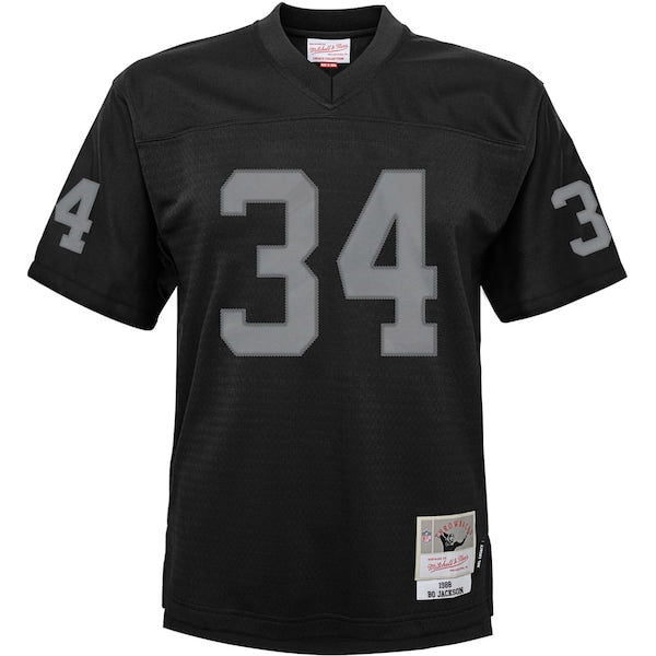 Bo Jackson Las Vegas Raiders Toddler 1988 Retired Legacy Jersey - Black - Image 2