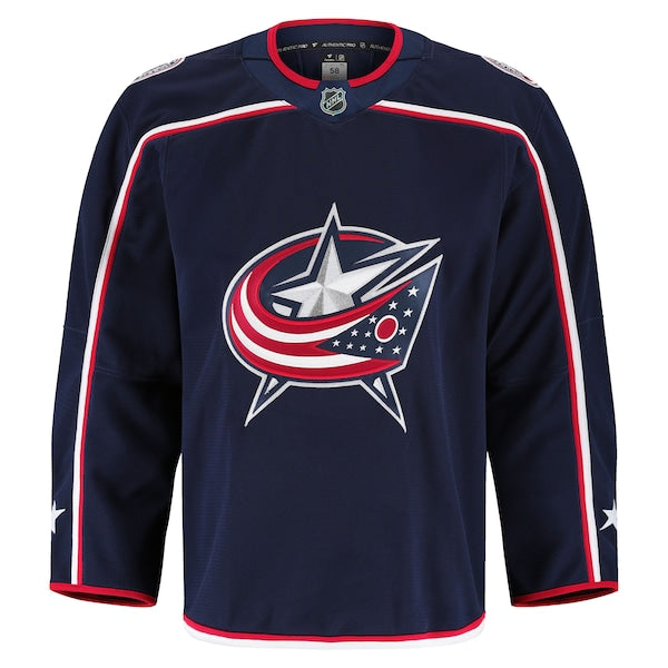 Columbus Blue Jackets Home Authentic Pro Jersey - Navy - Image 3