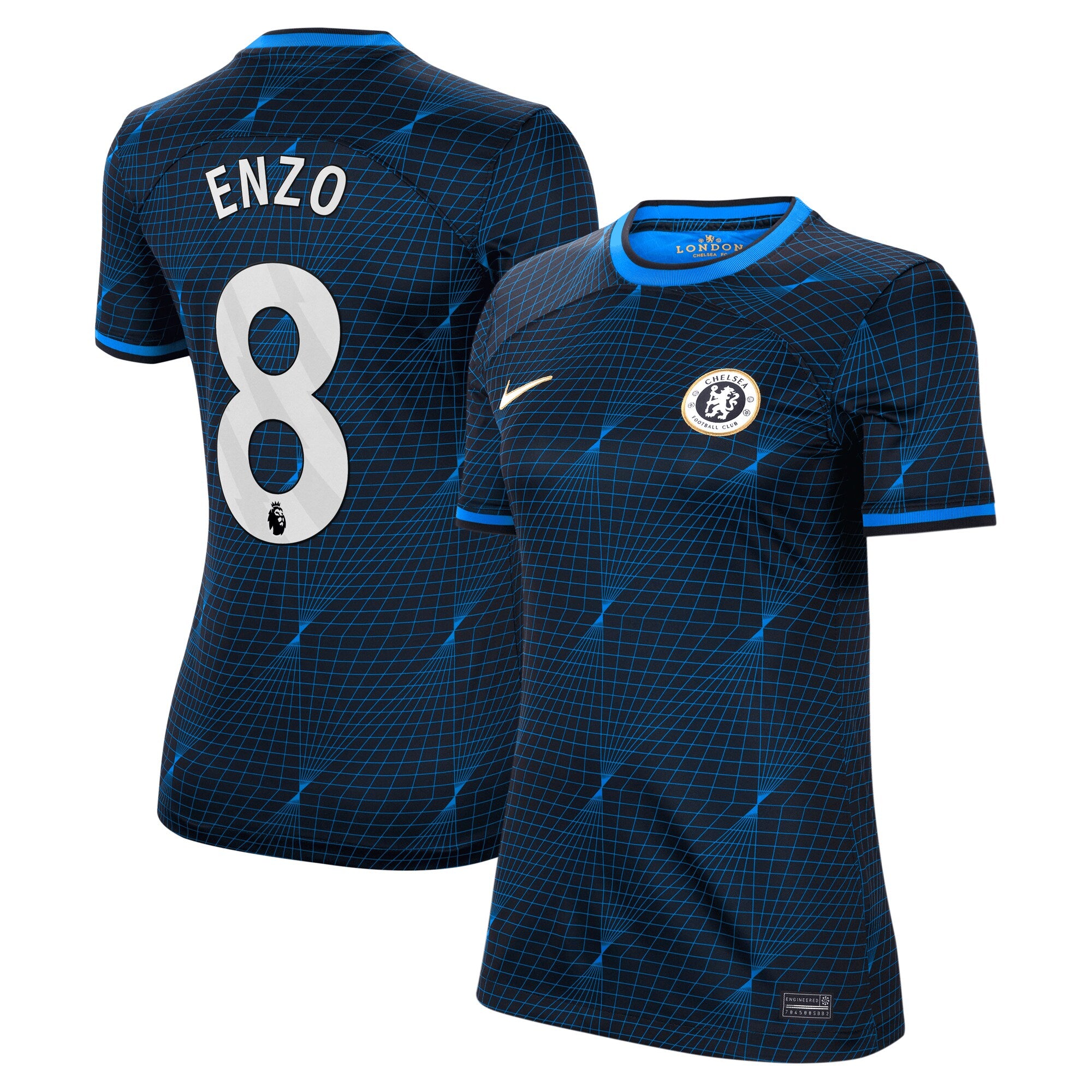 Enzo Fern¨¢ndez Chelsea Nike Women's 2023/24 Home Stadium Replica Jersey - Blue/Navy - Image 5