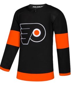 Alternative view of Philadelphia Flyers adidas Alternate Authentic Jersey - Black