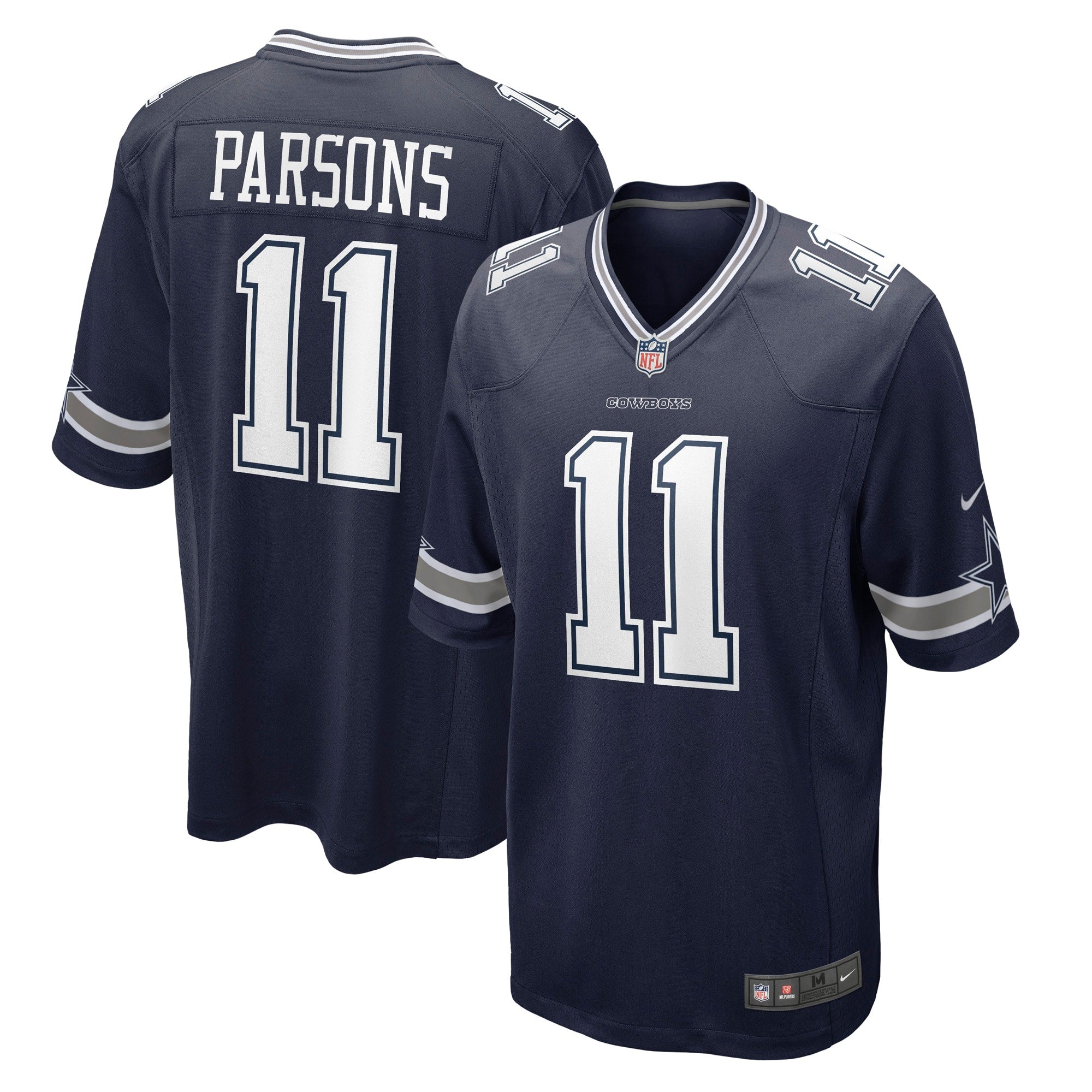 Micah Parsons Dallas Cowboys Nike Youth Alternate Game Jersey - White/Navy - Image 5