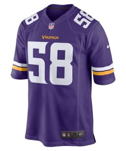 Alternative view of Jonathan Greenard Minnesota Vikings Nike Team Game Jersey -  Purple