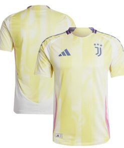 Juventus adidas 2024/25 Away Authentic Jersey - Yellow