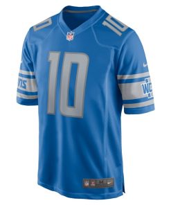 Alternative view of Nate Sudfeld Detroit Lions Nike Home Game Player Jersey - Blue