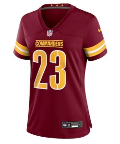 Alternative view of Trey Amos Washington Commanders Nike Women's Team Game Jersey -  Burgundy