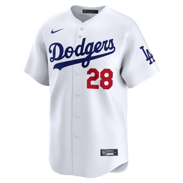 Bobby Miller Los Angeles Dodgers Nike Home Limited Player Jersey - White - Image 2