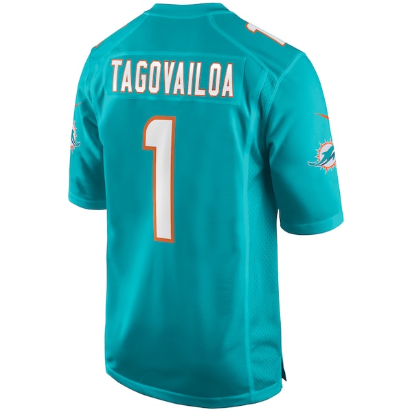 Tua Tagovailoa Miami Dolphins Nike Player Game Jersey - Aqua/White - Image 4